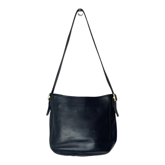 Coach Black Leather Classic Crossbody Messenger Bag With Adjustable Strap - Picture 2 of 15